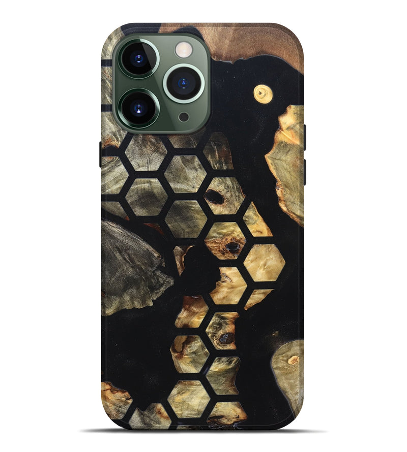 iPhone 13 Pro Max Wood Live Edge Phone Case - Zaire (Pattern, 819918)