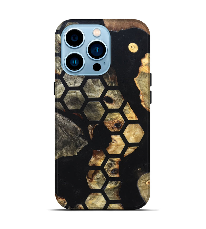 iPhone 14 Pro Wood Live Edge Phone Case - Zaire (Pattern, 819918)