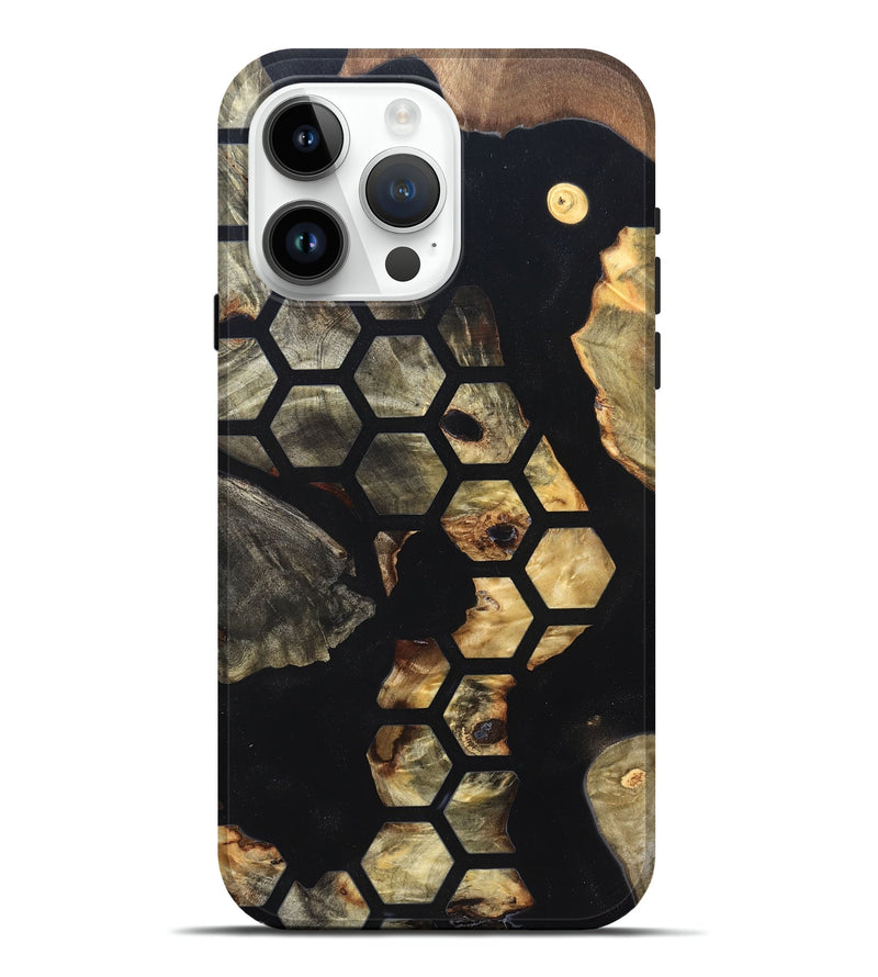 iPhone 15 Pro Max Wood Live Edge Phone Case - Zaire (Pattern, 819918)