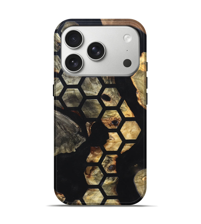 iPhone 17 Pro Wood Live Edge Phone Case - Zaire (Pattern, 819918)