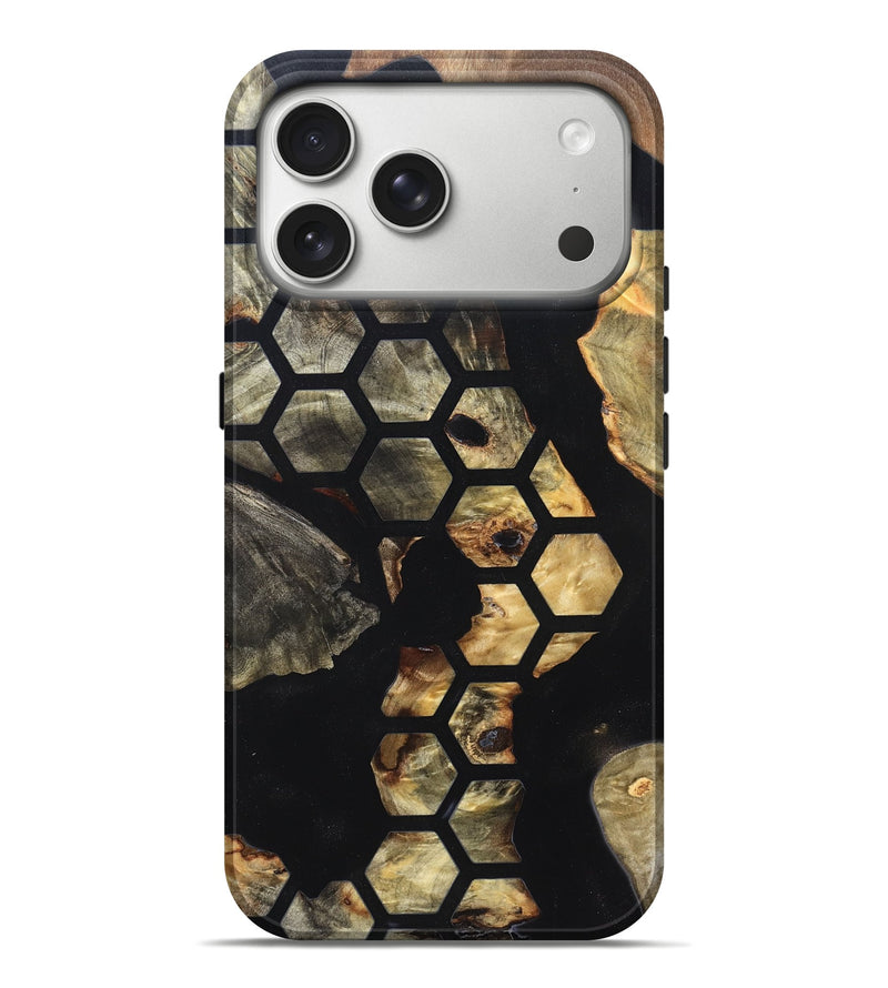 iPhone 17 Pro Max Wood Live Edge Phone Case - Zaire (Pattern, 819918)
