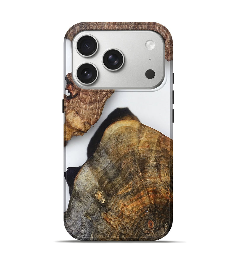 iPhone 17 Pro Wood Live Edge Phone Case - Yadira (Clear, 819919)