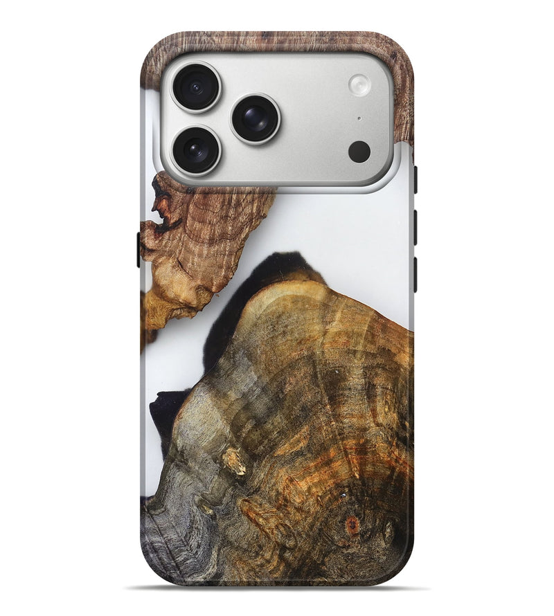 iPhone 17 Pro Max Wood Live Edge Phone Case - Yadira (Clear, 819919)