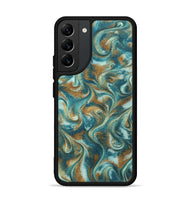 Galaxy S22 Plus ResinArt Phone Case - Cora (Teal & Gold, 819925)