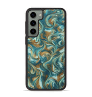 Galaxy S23 Plus ResinArt Phone Case - Cora (Teal & Gold, 819925)