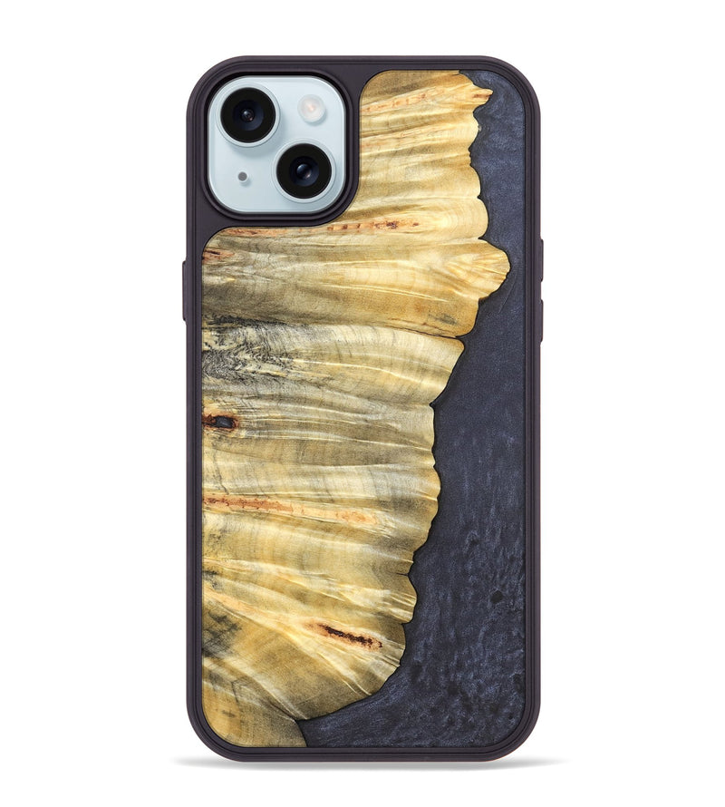 iPhone 15 Plus Wood Phone Case - Yadiel (Wood Burl, 819926)