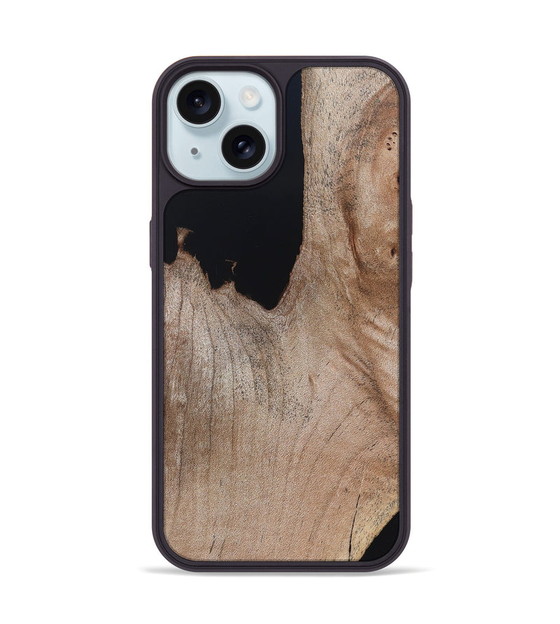 iPhone 15 Wood Phone Case - Thelma (Wood Burl, 819927)