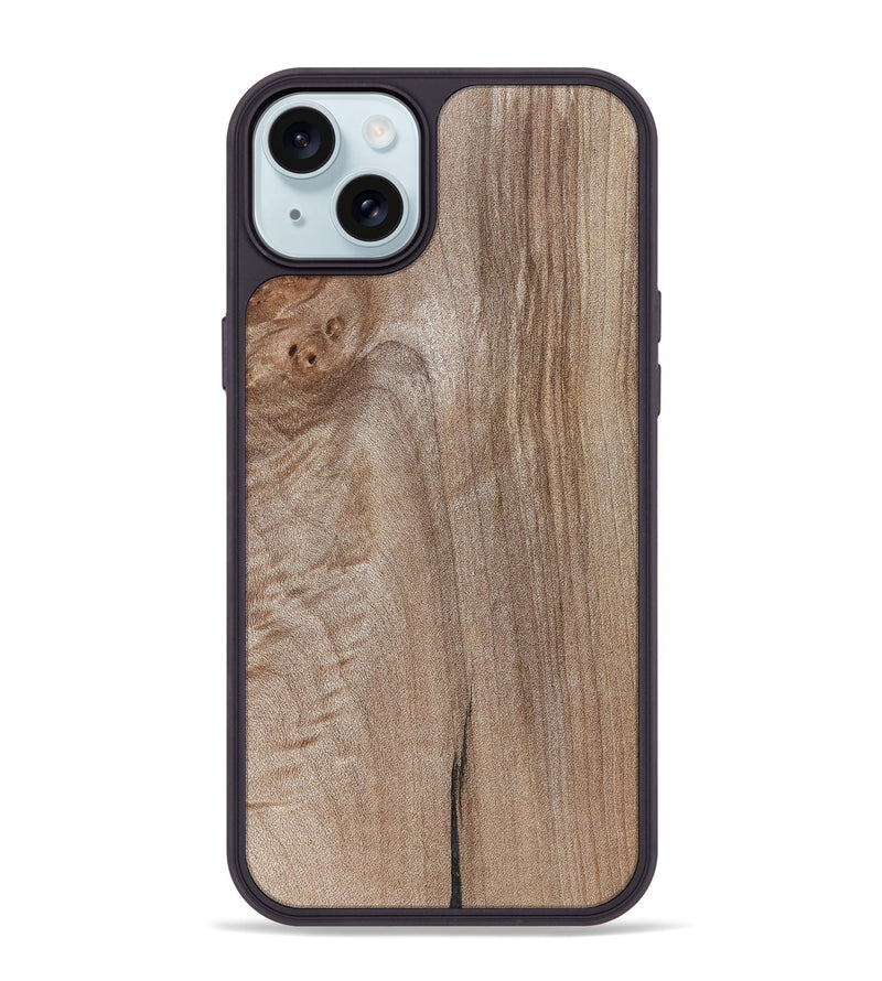 iPhone 15 Plus Wood Phone Case - Jaeden (Wood Burl, 819931)