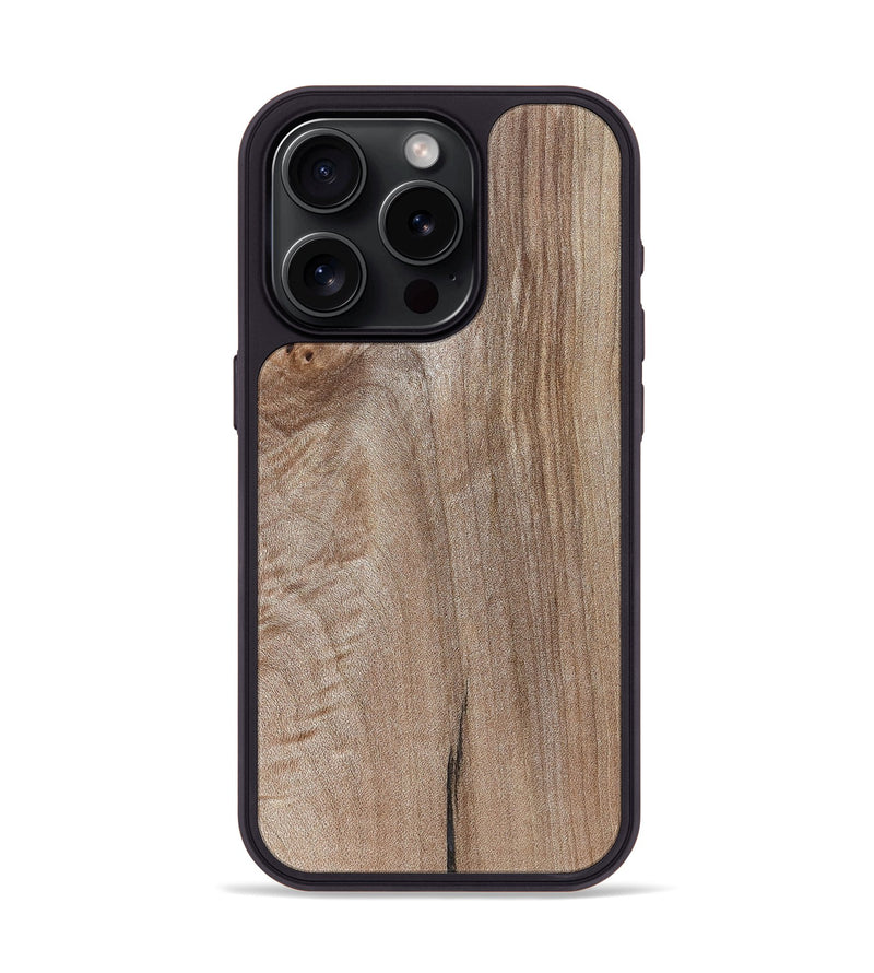 iPhone 15 Pro Wood Phone Case - Jaeden (Wood Burl, 819931)