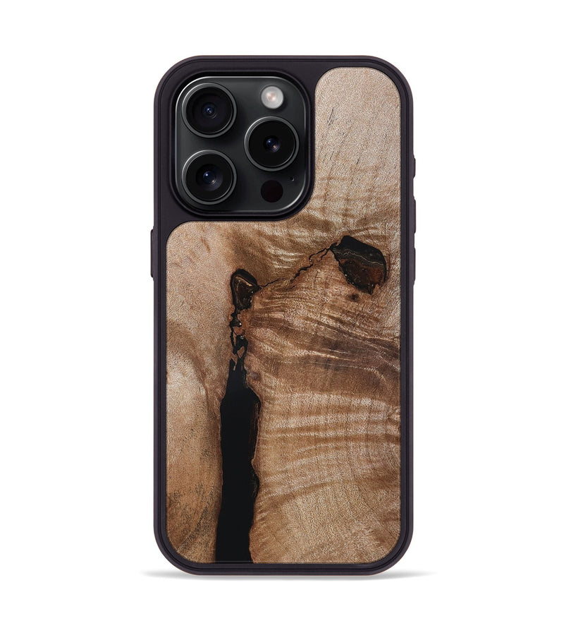 iPhone 15 Pro Wood Phone Case - Isis (Wood Burl, 819934)