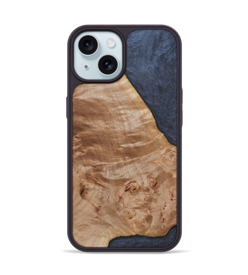 iPhone 15 Wood Phone Case - George (Wood Burl, 819935)