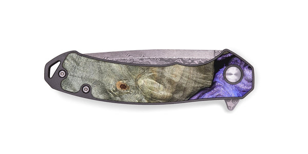 EDC Wood Pocket Knife - Zayla (Purple, 819937)
