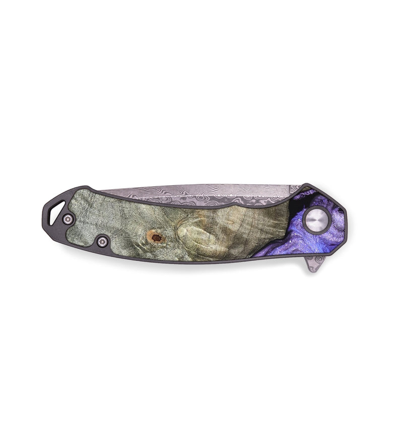 EDC Wood Pocket Knife - Zayla (Purple, 819937)