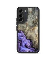 Galaxy S22 Wood Phone Case - Zayla (Purple, 819937)