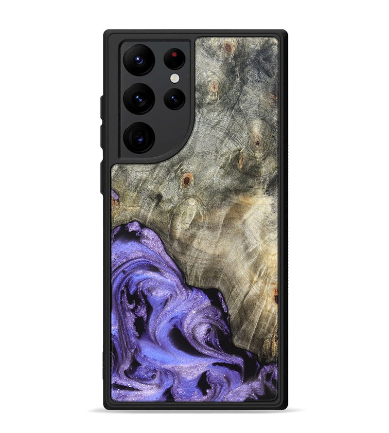 Galaxy S22 Ultra Wood Phone Case - Zayla (Purple, 819937)