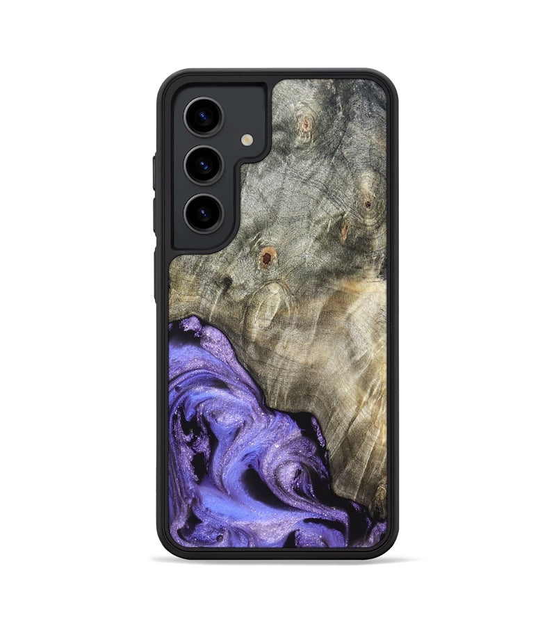 Galaxy S24 Wood Phone Case - Zayla (Purple, 819937)