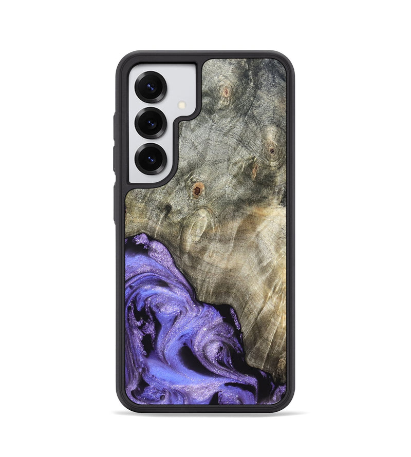 Galaxy S25 Wood Phone Case - Zayla (Purple, 819937)