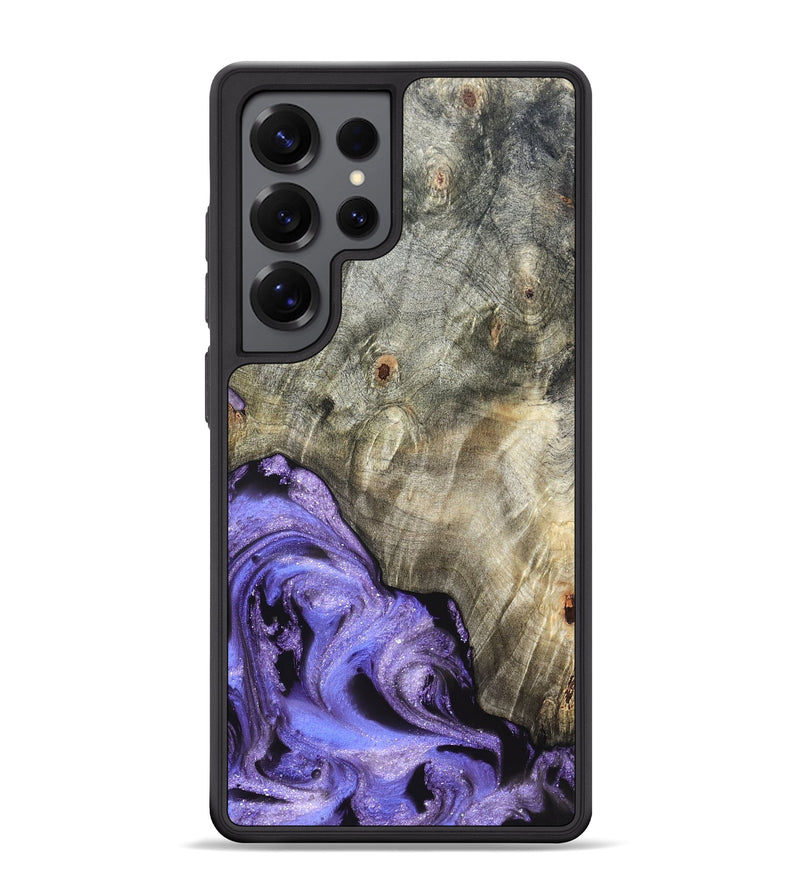 Galaxy S25 Ultra Wood Phone Case - Zayla (Purple, 819937)
