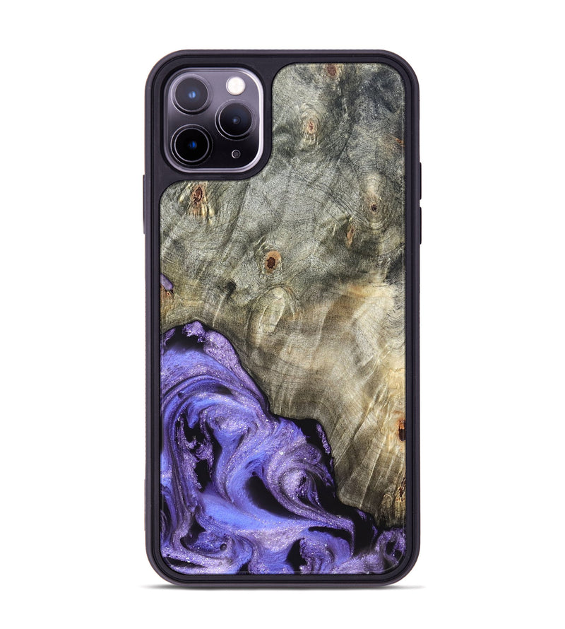 iPhone 11 Pro Max Wood Phone Case - Zayla (Purple, 819937)