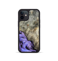 iPhone 12 mini Wood Phone Case - Zayla (Purple, 819937)