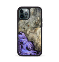 iPhone 12 Pro Wood Phone Case - Zayla (Purple, 819937)