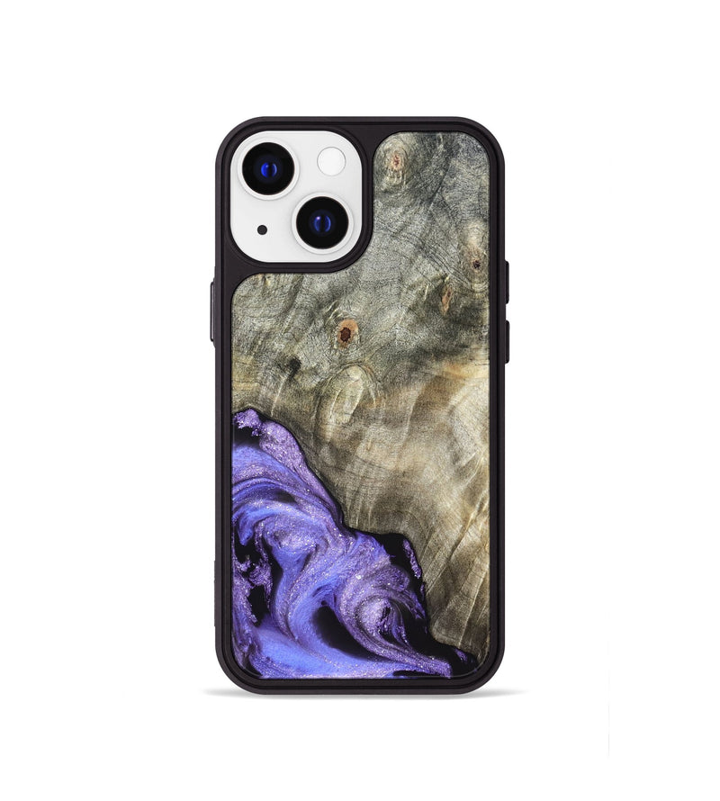 iPhone 13 mini Wood Phone Case - Zayla (Purple, 819937)