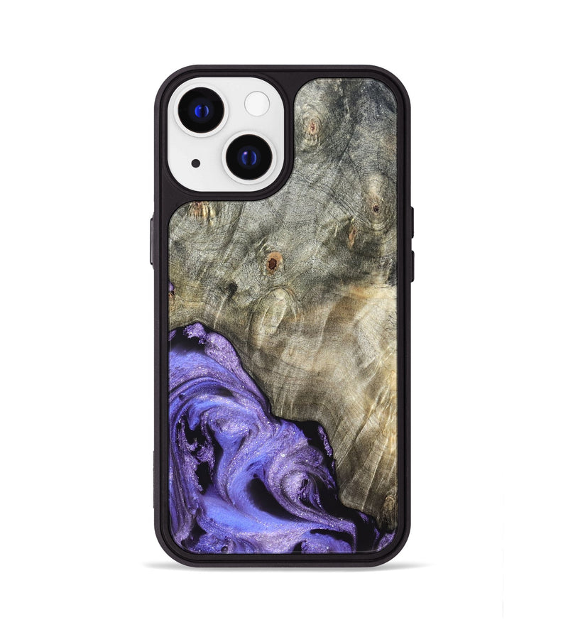 iPhone 13 Wood Phone Case - Zayla (Purple, 819937)