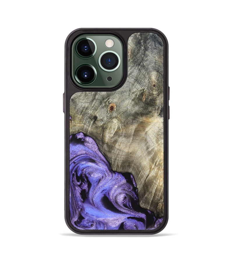 iPhone 13 Pro Wood Phone Case - Zayla (Purple, 819937)