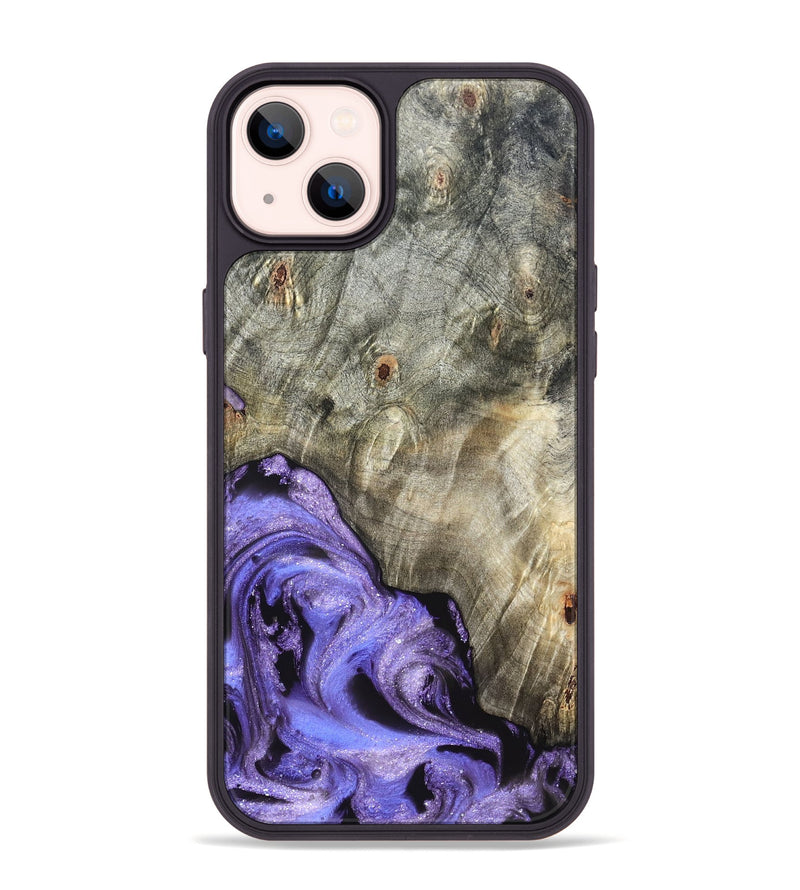 iPhone 14 Plus Wood Phone Case - Zayla (Purple, 819937)