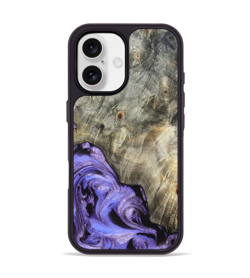 iPhone 17 Wood Phone Case - Zayla (Purple, 819937)