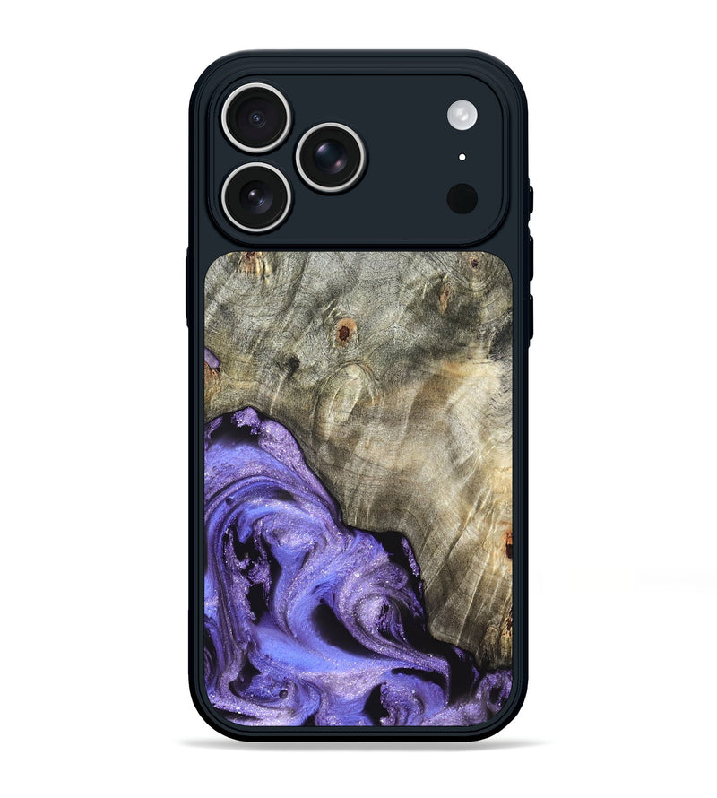 iPhone 17 Pro Max Wood Phone Case - Zayla (Purple, 819937)