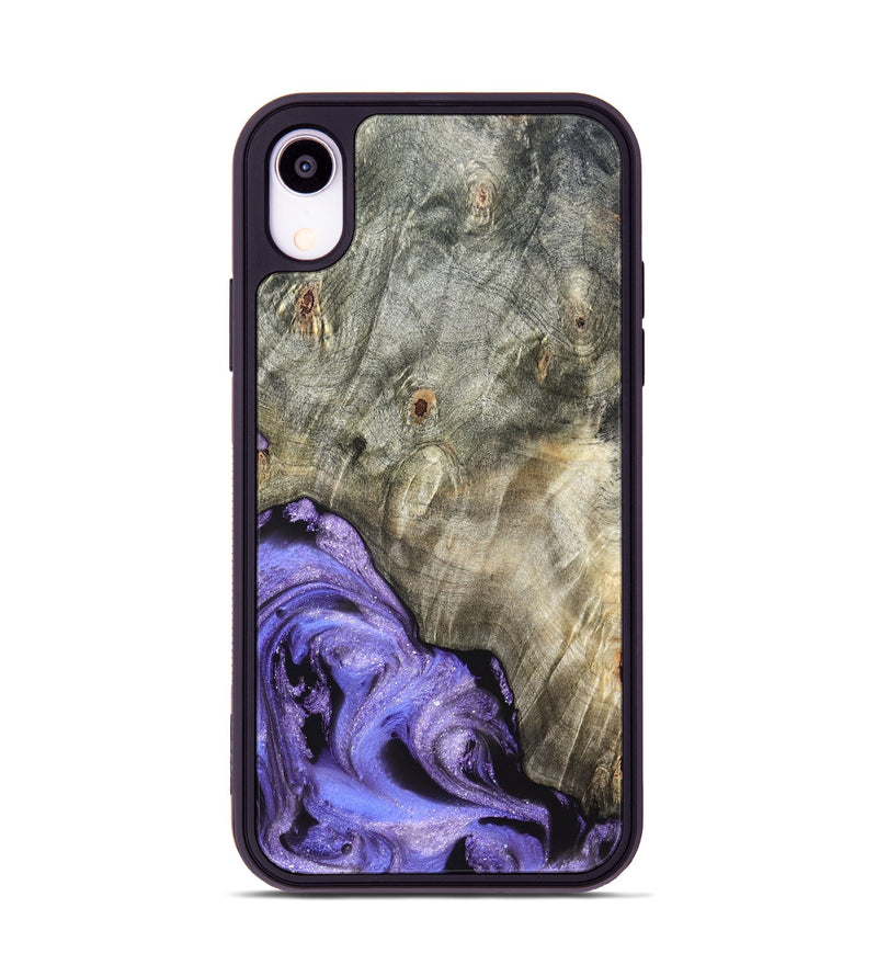 iPhone Xr Wood Phone Case - Zayla (Purple, 819937)