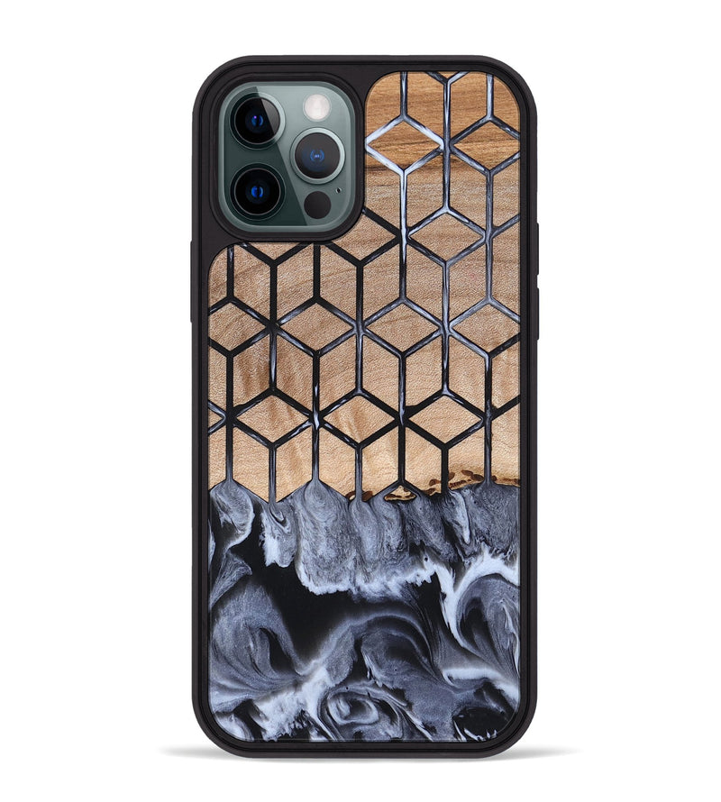 iPhone 12 Pro Max Wood Phone Case - Ivana (Pattern, 819946)