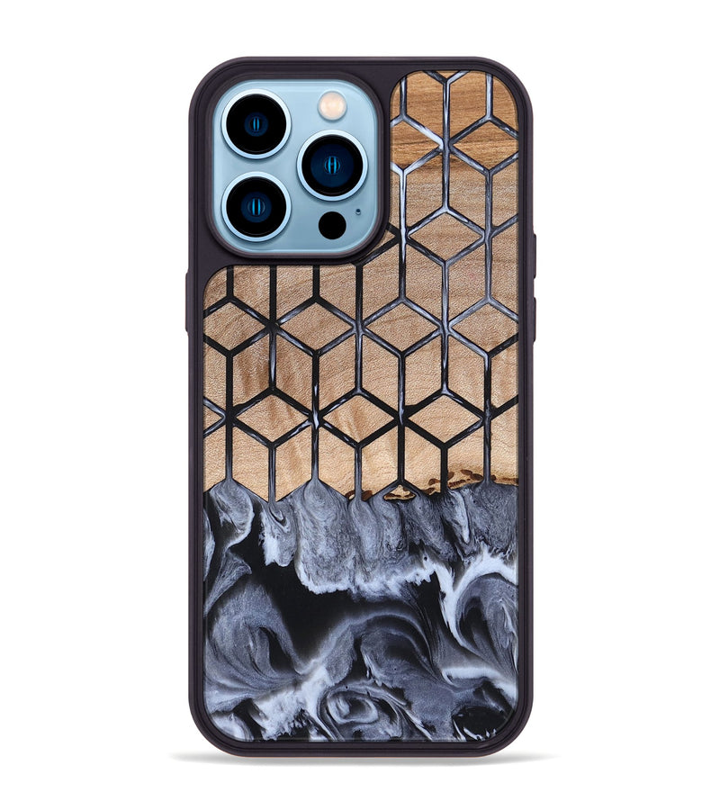 iPhone 14 Pro Max Wood Phone Case - Ivana (Pattern, 819946)