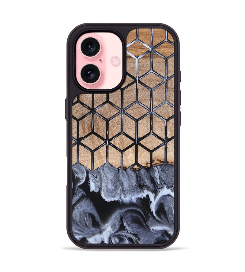 iPhone 16 Wood Phone Case - Ivana (Pattern, 819946)