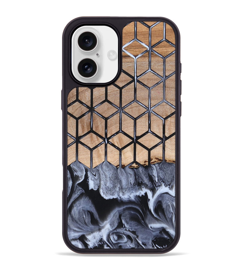 iPhone 16 Plus Wood Phone Case - Ivana (Pattern, 819946)