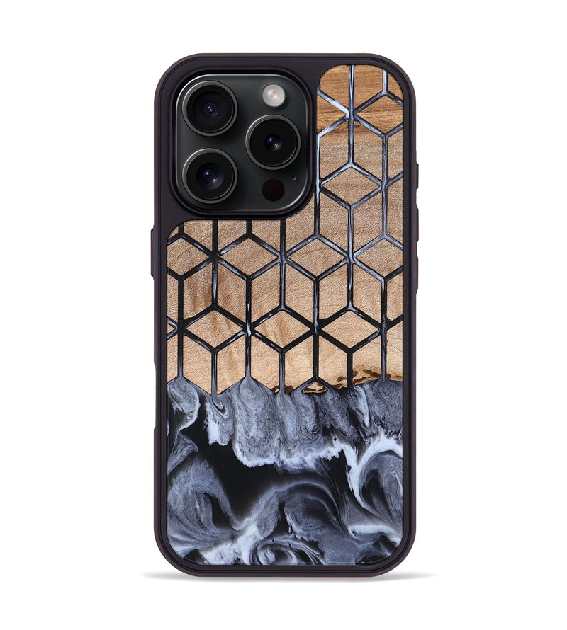 iPhone 16 Pro Wood Phone Case - Ivana (Pattern, 819946)