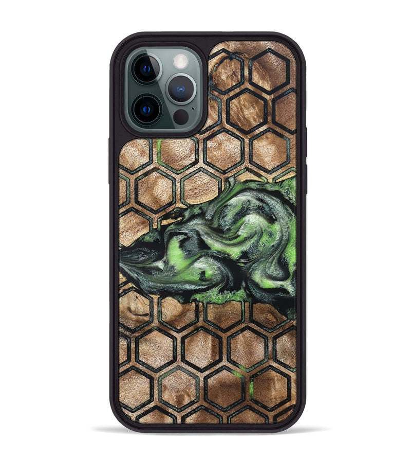 iPhone 12 Pro Max Wood Phone Case - Zelma (Pattern, 819949)