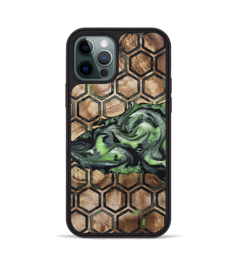 iPhone 12 Pro Wood Phone Case - Zelma (Pattern, 819949)