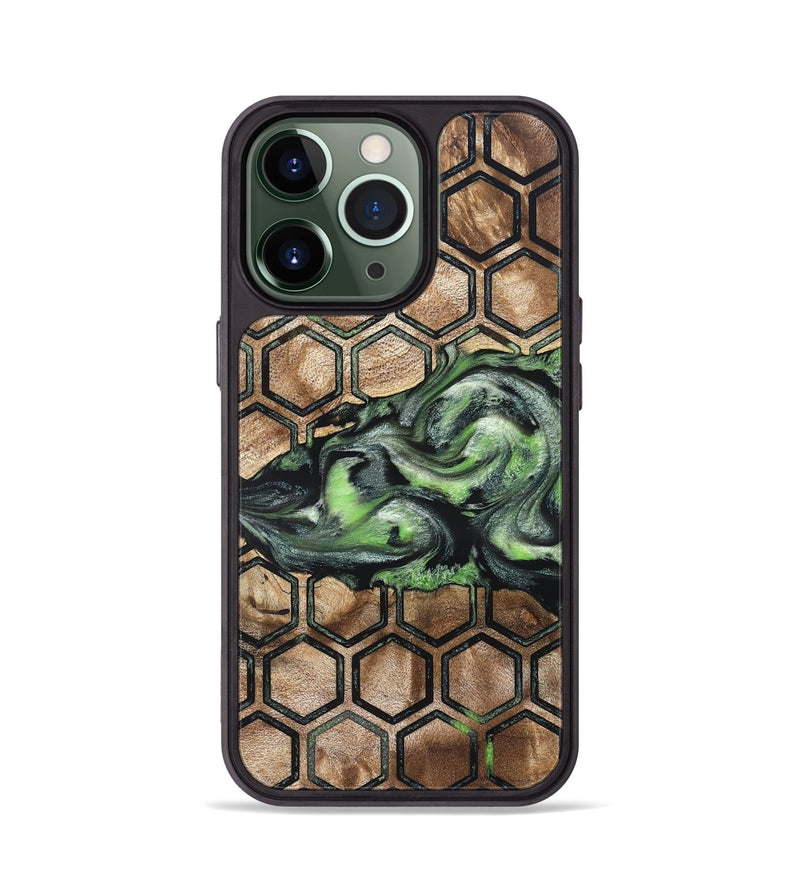 iPhone 13 Pro Wood Phone Case - Zelma (Pattern, 819949)