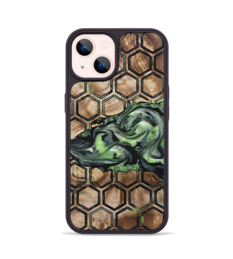 iPhone 14 Wood Phone Case - Zelma (Pattern, 819949)