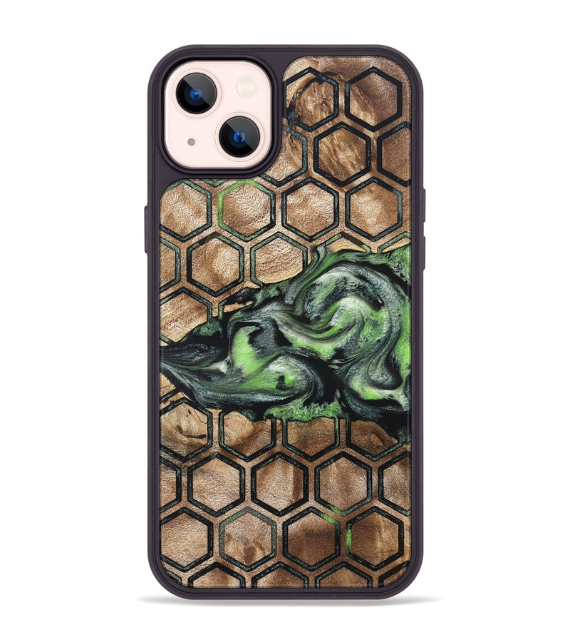 iPhone 14 Plus Wood Phone Case - Zelma (Pattern, 819949)
