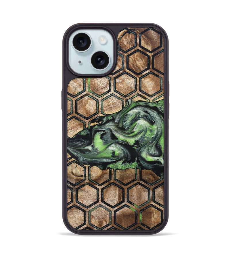 iPhone 15 Wood Phone Case - Zelma (Pattern, 819949)