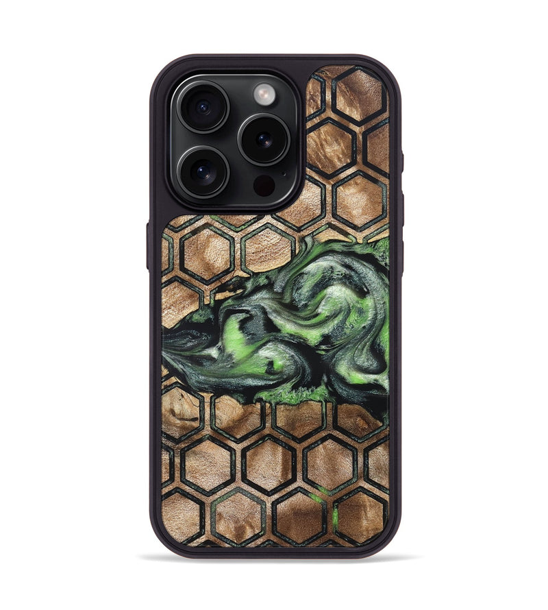iPhone 15 Pro Wood Phone Case - Zelma (Pattern, 819949)