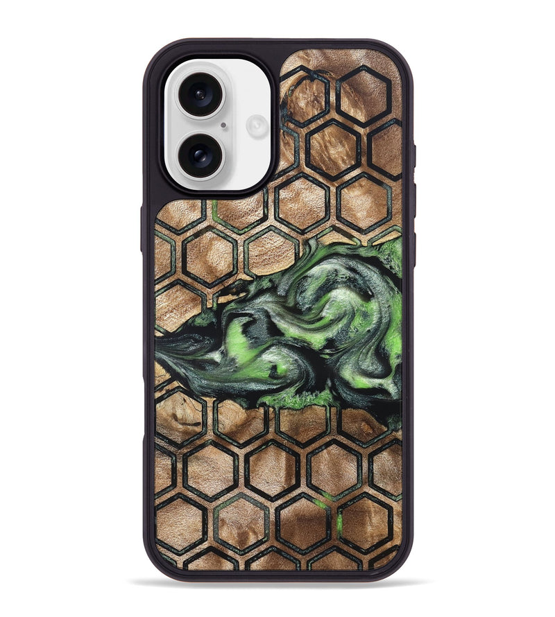 iPhone 16 Plus Wood Phone Case - Zelma (Pattern, 819949)