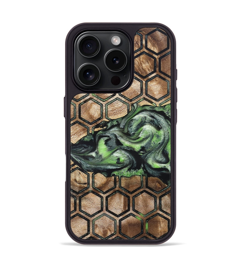 iPhone 16 Pro Wood Phone Case - Zelma (Pattern, 819949)