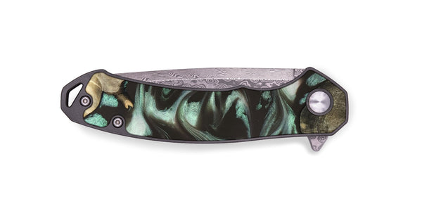 EDC Wood Pocket Knife - Jesse (Green, 819952)