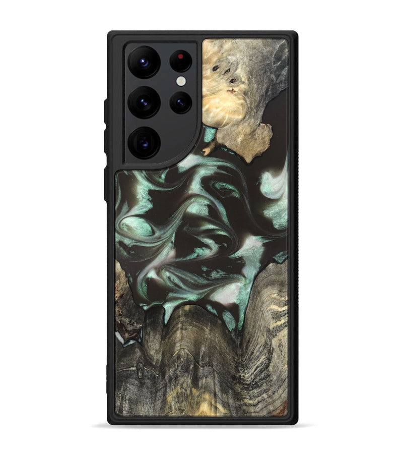 Galaxy S22 Ultra Wood Phone Case - Jesse (Green, 819952)
