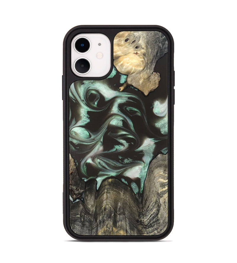 iPhone 11 Wood Phone Case - Jesse (Green, 819952)
