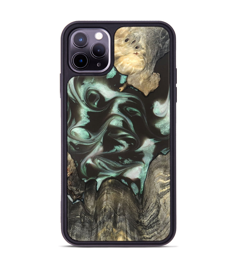 iPhone 11 Pro Max Wood Phone Case - Jesse (Green, 819952)